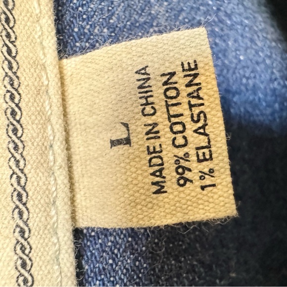 American Living Denim Jacket with Subtle Bleach Detail - Blue - Picture 5 of 5